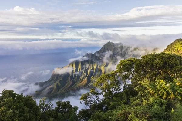 夏威夷 科克州立公园 科克州立公园 卡拉劳谷景观 — 图库照片