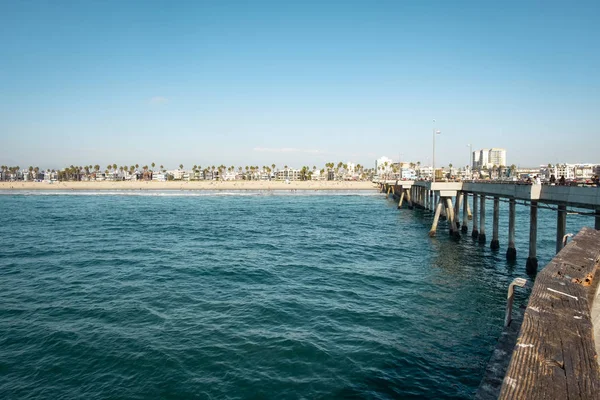 Eua Califórnia Los Angeles Praia Veneza Cais — Fotografia de Stock