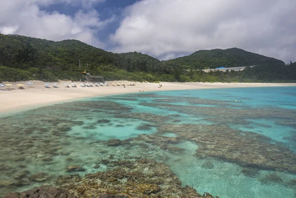 冲绳群岛 喀拉麦群岛 扎马米岛 Furuzamami海滩 — 图库照片