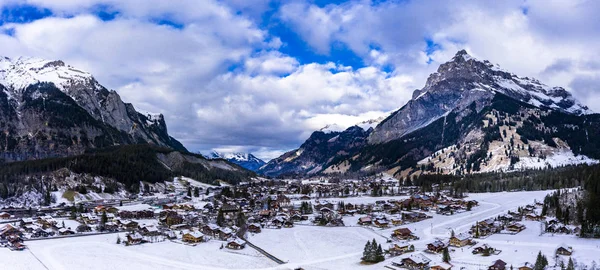 Switzerland Canton Bern Bernese Oberland Bernese Prealps Duendenhorn View Mounatin — Stock Photo, Image