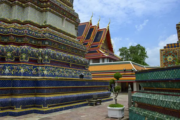 Tailandia Bangkok Wat Pho Phra Mondop Temple —  Fotos de Stock