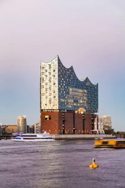 Duitsland Hamburg Elbe Philharmonic Hall Hafencity — Stockfoto