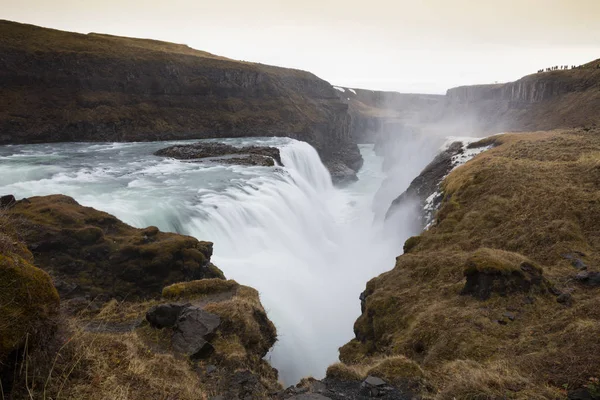 Islândia Círculo Dourado Cachoeira Gullfoss — Fotografia de Stock