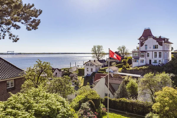 Germany Hamburg Blankenese Residential Houses Elbe Shore — Stock Photo, Image