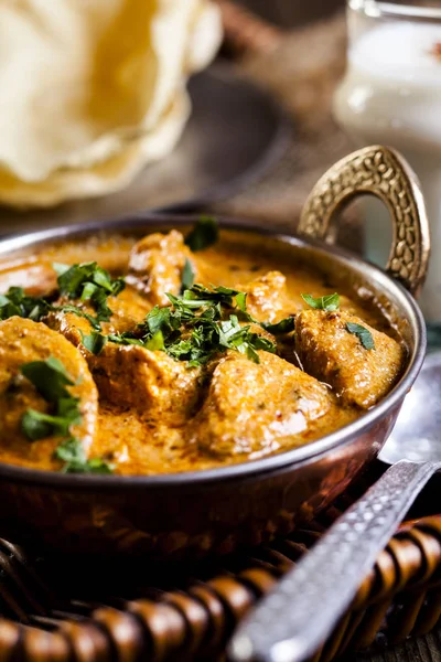 Close Indian Butter Chicken — Stock Photo, Image