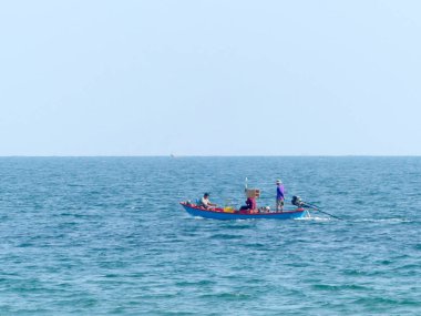 tekne ile deniz ufuk arka plan