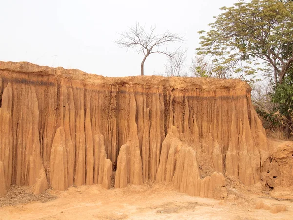 Lalu Park Sakaeo Ili Tayland Thailand Toprak Erozyonu Nedeniyle Stranges — Stok fotoğraf