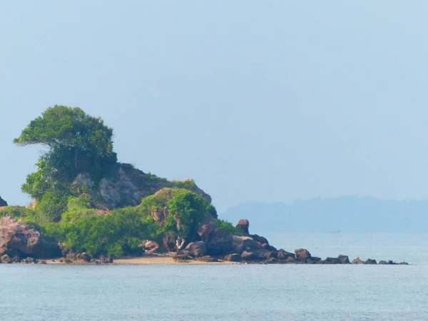 Île Tropicale Arrière Plan Nature — Photo