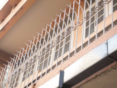 Eski bir çit parçası yakın çekim