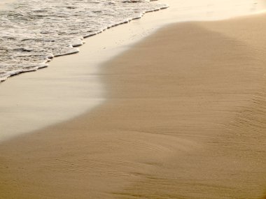 Plaj doğa kadar kapatın