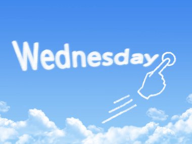 Bulut şeklinde olarak Çarşamba mesaj