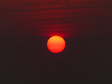 Güzel gün batımı doğa arka plan