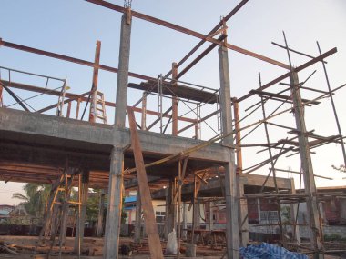 Yeni ev inşaat halinde.