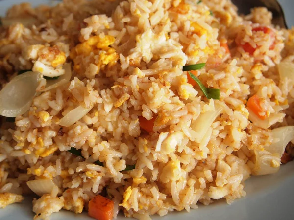 Fried Rice Food Background — Stock Photo, Image
