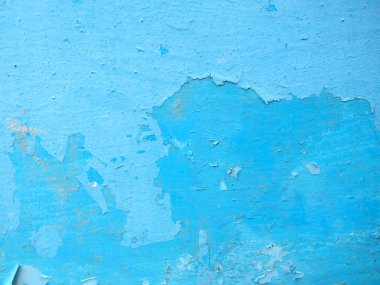 Mavi duvar grunge arka plan