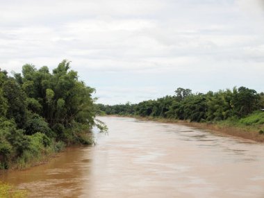 Yom nehir Sukhothai bölgesinde. Tayland