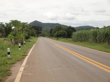 Asfalt yol görünümü arka plan