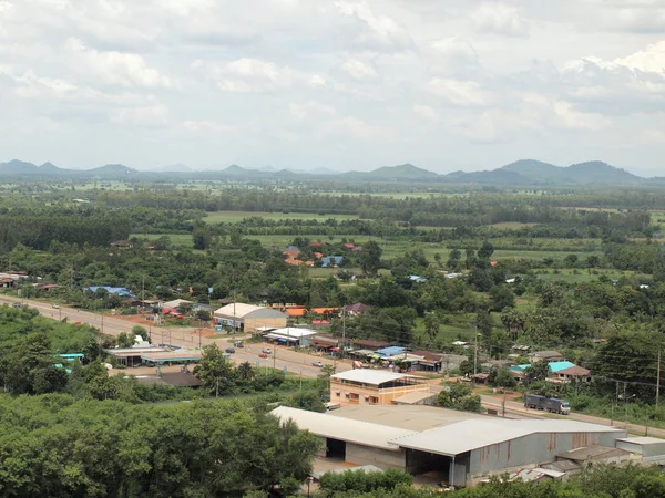 Montanhas Árvore Verde — Fotografia de Stock