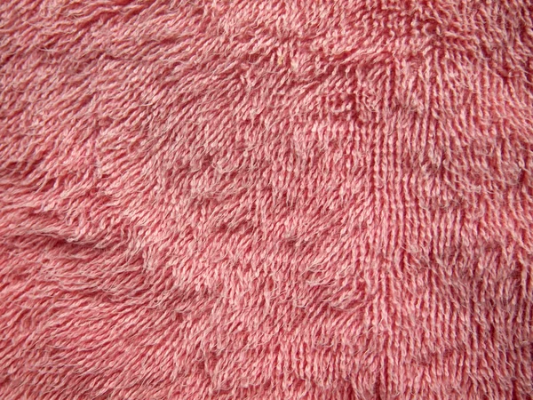 Textura Rosa Suave Toalla Baño — Foto de Stock