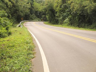 Asfalt yol görünümü Kapat