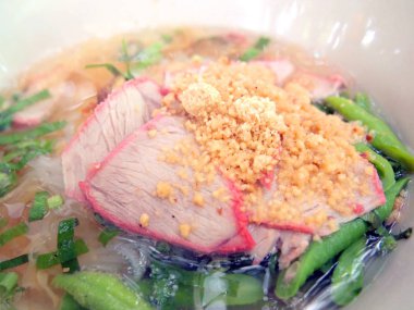 Tay şehriye yakın çekim