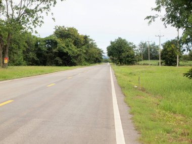 Asfalt yol görünümü Kapat