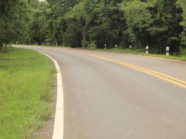 Asfalt yol görünümü Kapat