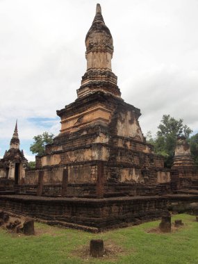 Sukhothai Historical Park, Tayland, Thailand, antik tapınak kalıntıları