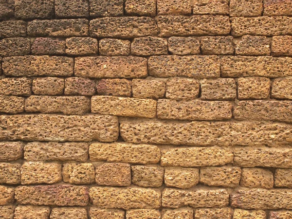 Laterit Block Vägg Mönster Textur — Stockfoto