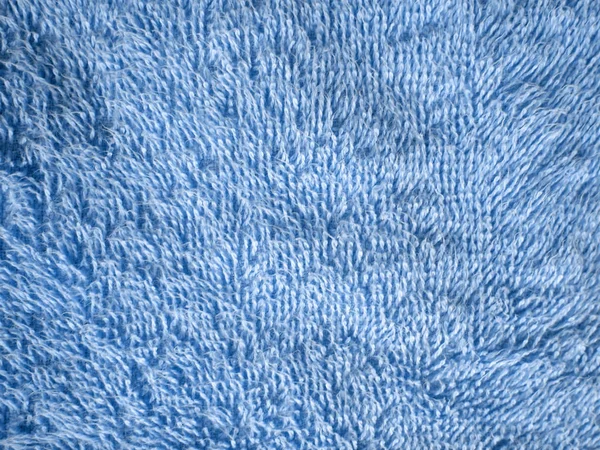 Soft Blue Texture Bath Towel — Stock Photo, Image