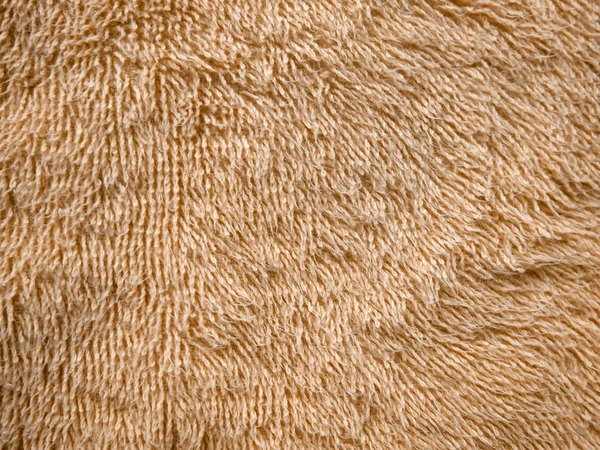 Banyo Havlusu Yumuşak Kahverengi Doku — Stok fotoğraf