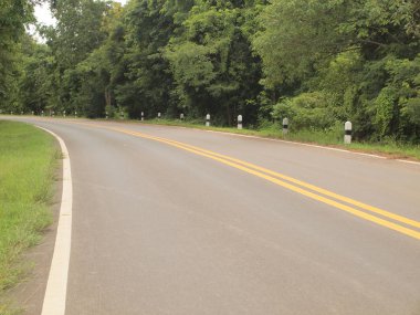 Asfalt yol görünümü Kapat