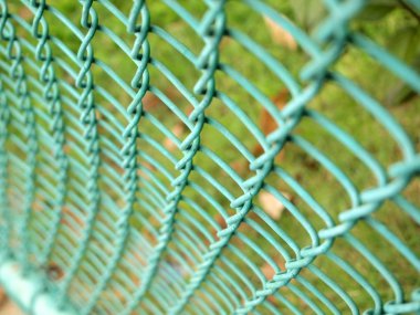 Zincir çit yakın çekim