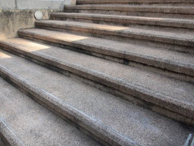 park merdivenlerde yakın çekim