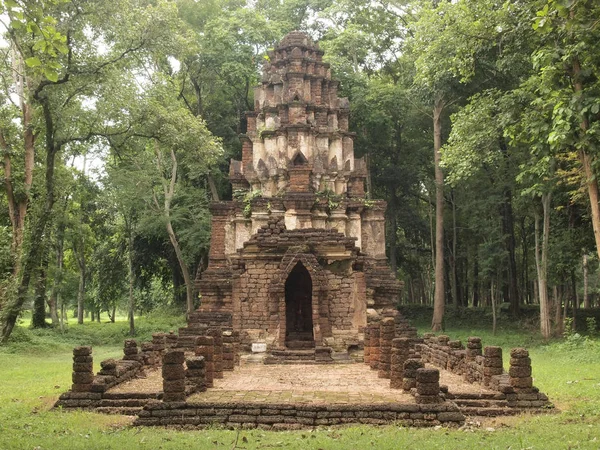 Руины Древних Храмов Историческом Парке Сукхотай Таиланд — стоковое фото