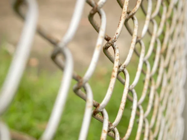 Chain Fence Close — Stock Photo, Image