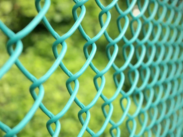 Chain Fence Close — Stock Photo, Image