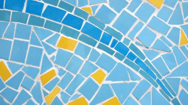 Mozaik cam duvar dokusu dekorasyon arka plan