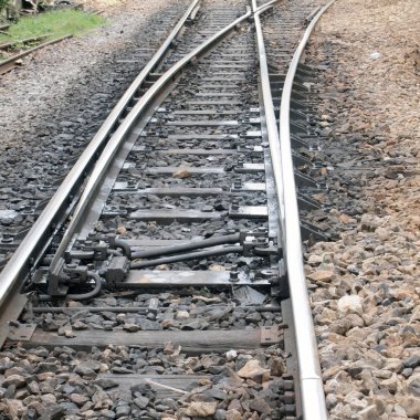 Tren İstasyonu yakın çekim