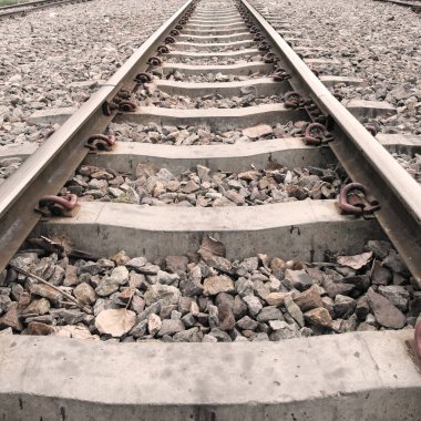 Tren İstasyonu yakın çekim
