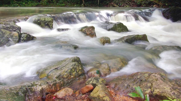 Waterfall Thaiföld Természet Háttér — Stock Fotó