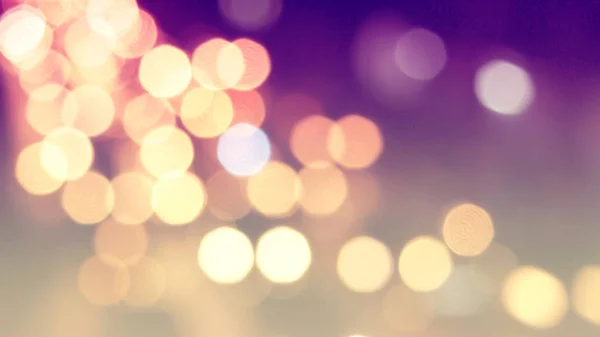 Orange Christmas Background Bokeh Lights — Stock Photo, Image