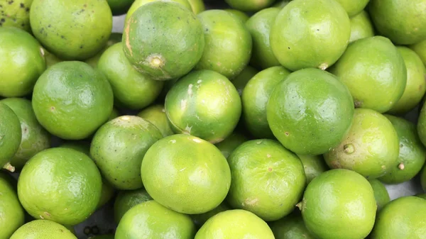 Green Lemon Přírodní Pozadí — Stock fotografie