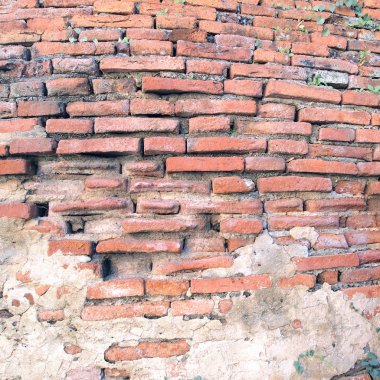 taş duvar bloklarıyla yapılan arka planı