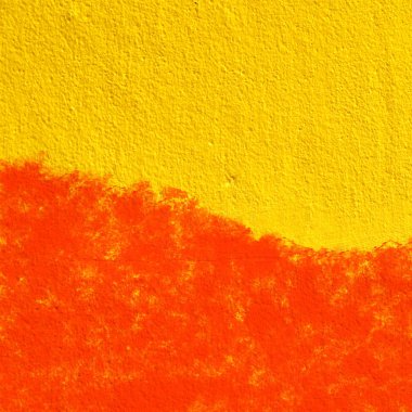 Grunge çimento kırmızı ve sarı duvar, dokulu arka plan