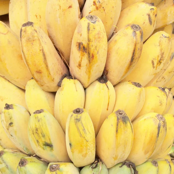 Bananas Frutas Fechar — Fotografia de Stock