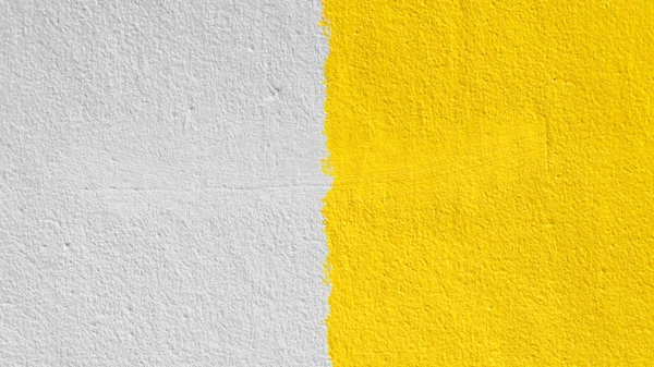 Grunge Zement Braune Und Gelbe Wand Strukturierter Hintergrund — Stockfoto