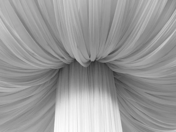 Тканина Абстрактним Фоном Чорно Білі — стокове фото