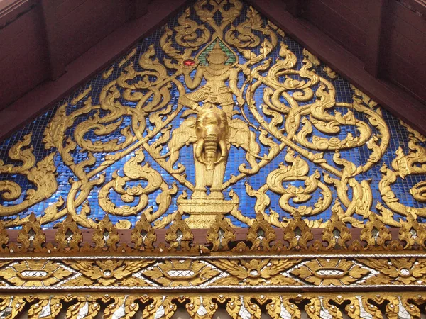 Gable Templo Tailandês — Fotografia de Stock