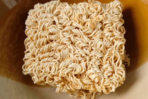 Dry Instant Noodles Bowl — Stock Photo, Image